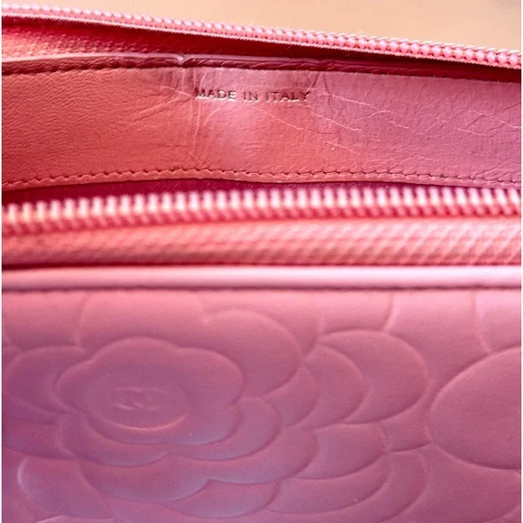 Pink Chanel Camellia Flower Zippy Wallet - Picture 8 of 16